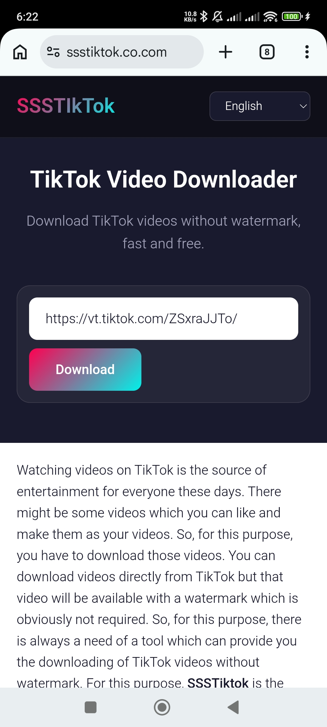 Step 2 SSSTiktok
